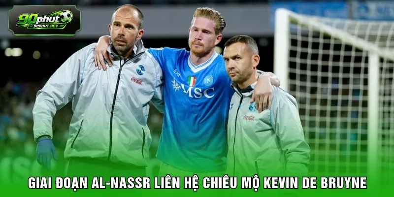 Giai đoạn Al-Nassr liên hệ chiêu mộ Kevin De Bruyne