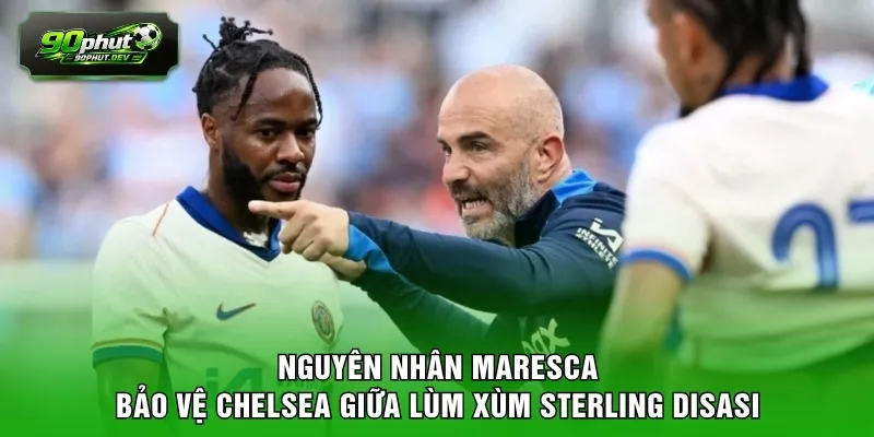Nguyên nhân Maresca bảo vệ Chelsea giữa lùm xùm Sterling Disasi